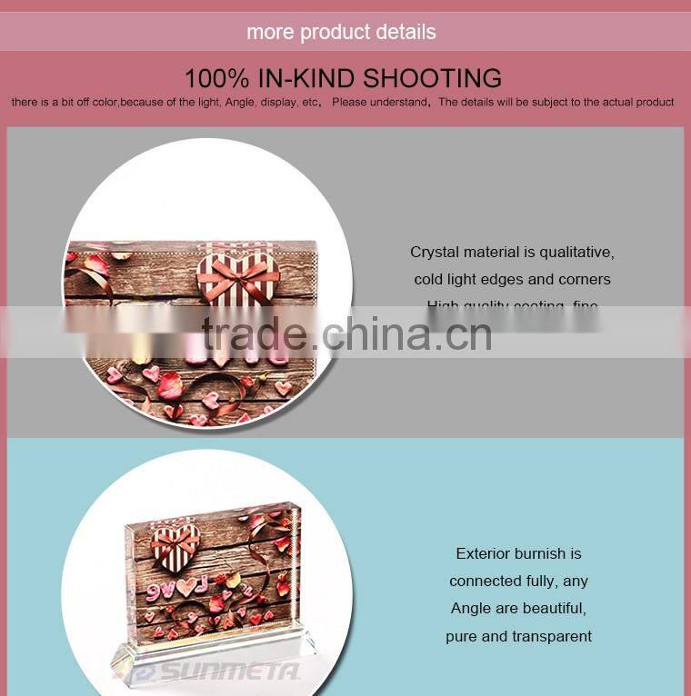 Sunmeta Directly Sublimation Coated Crystal, Crystal Home Decorative Items