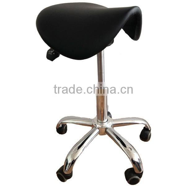 Mini wheel stool chair for lab without armrest