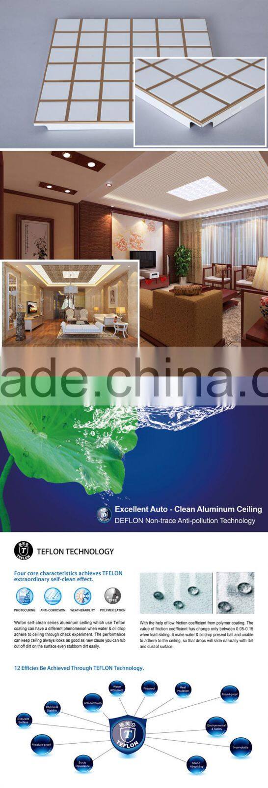 2015 popular types of ceiling materials,aluminum types of ceiling materials,best ceiling material in kitchen