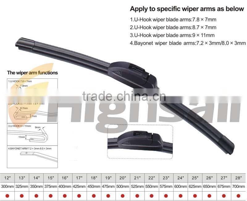 universal type economical windshield wiper blade