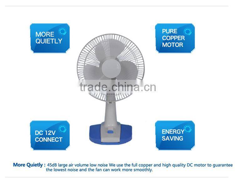 Carro Electrical 14inch 12v 13w table electric dc fan