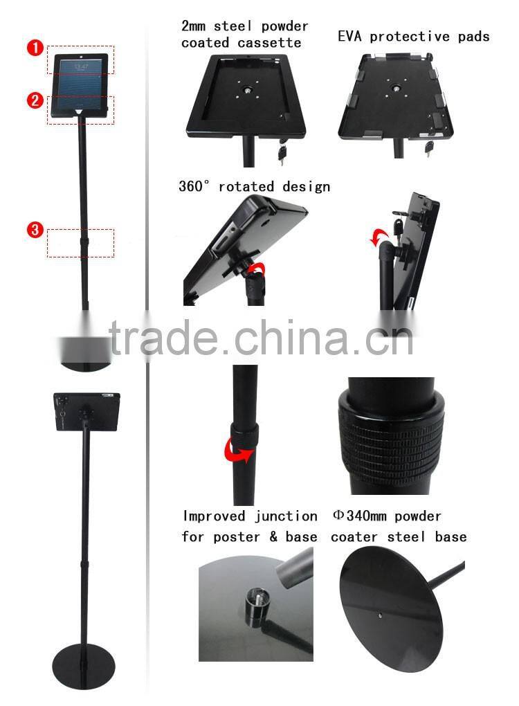 360 degree rotated lockable iPad Stand