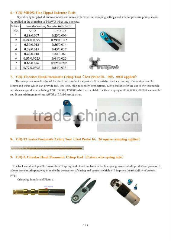 YJQ-W2Q-BM2 Pneumatic crimp tool wire range 12-26AWG used in electronic connectors