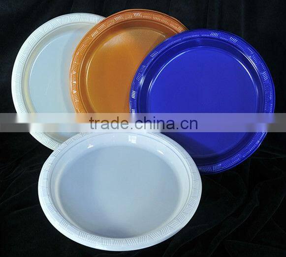 9''(23cm) colored europe style plastic dinner plates P092323