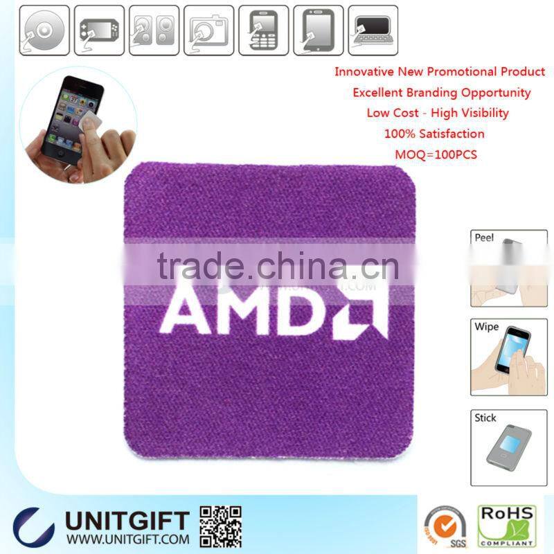 Cleaning phone screen with custom logo mobile phone lcd screen cheap phone screen cleaner