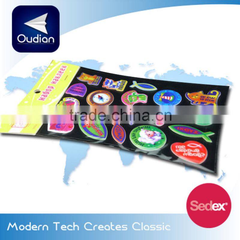 OEM Custom Puffy Sticker 3D Puffy Stickers Doll Sticker