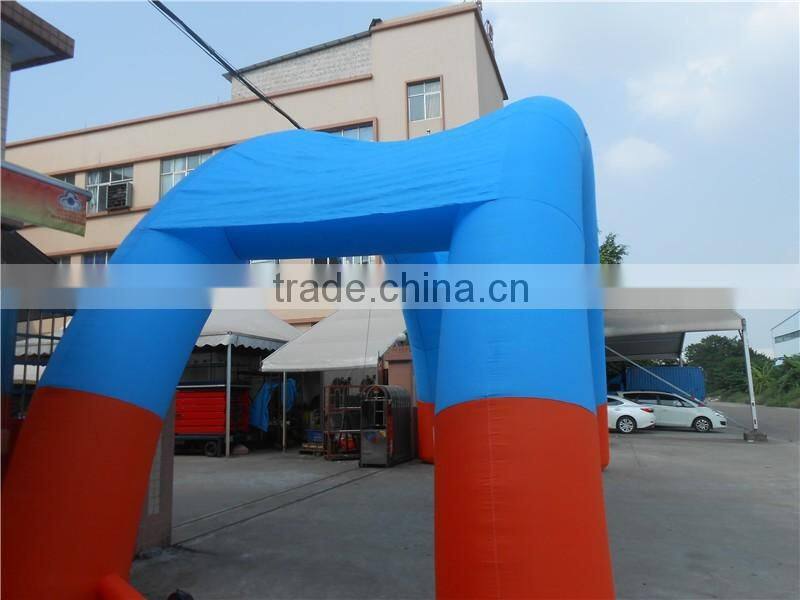 colourful custom printing outdoor advertising arch support