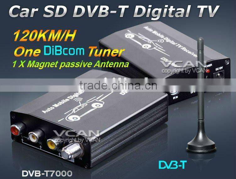 HD DVB-T7000 car satellite tv receiver DVB-T mpeg4 h.264 one tuner high speed