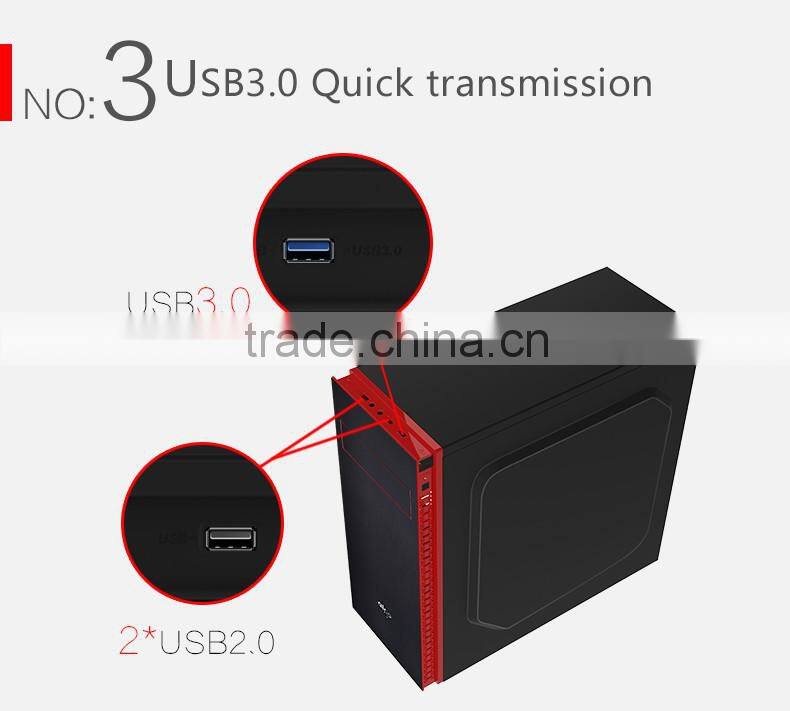 aigo Elegance 3 ATX computer case best seller red and black