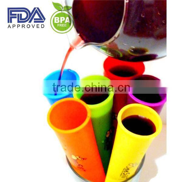 Non-sticky newest silicone ice cream popsicle mold