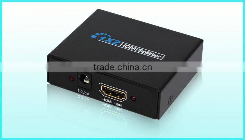 Supports 3D 1080P HDMI splitter 1 in 2 out HDMI splitter , Newest