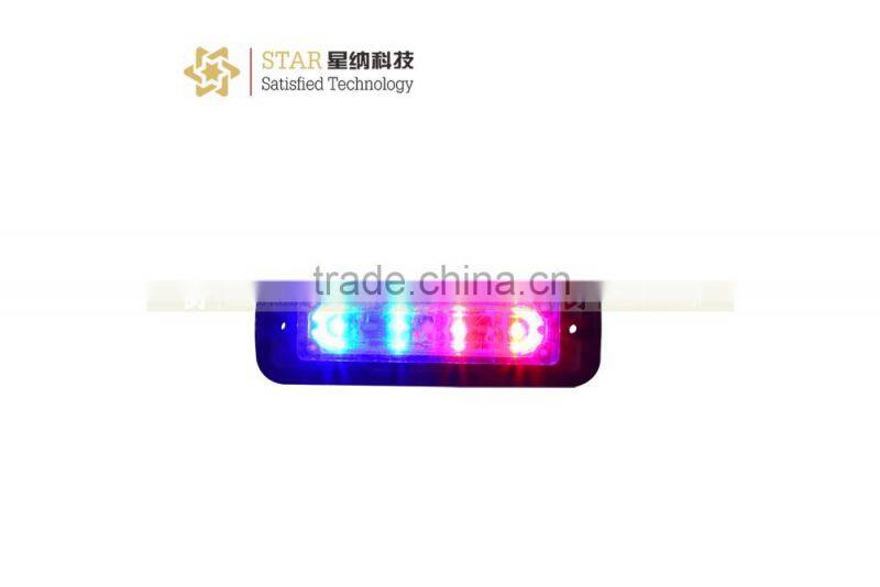 1W 4LED High power car led strobe police motorcycle led warning light XN-323-1