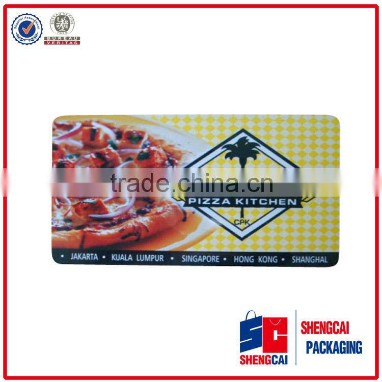 Eco-friendly Full color custom inkjet printable business pvc card/VIP card