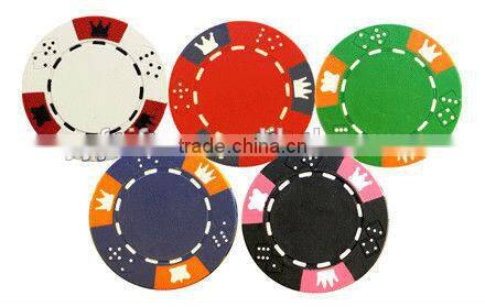 priting machine printed poker chips,clay material,13.5g weightness