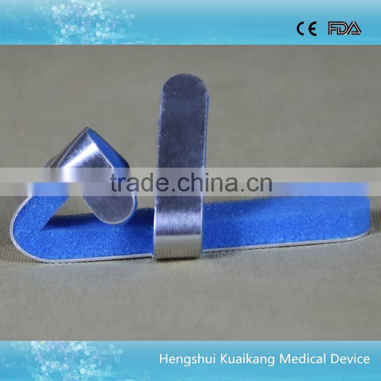 Easy used malleable aluminum splint finger guard finger support splint made in china