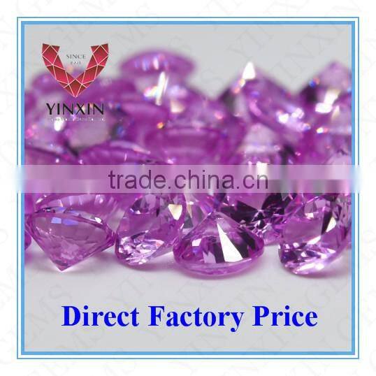 Fashion High Quality Synthetic Ruby#1.5 Pink Ruby Round Shape 3.25mm Corundum