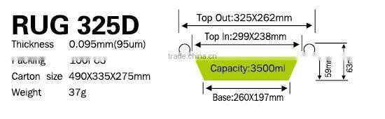 Durable Deep Disposable Aluminum Foil Catering supplies Trays
