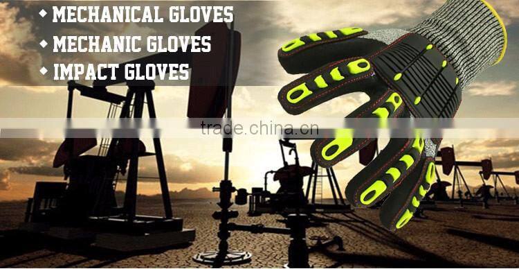 HPPE Puncture resistant safety padded gloves