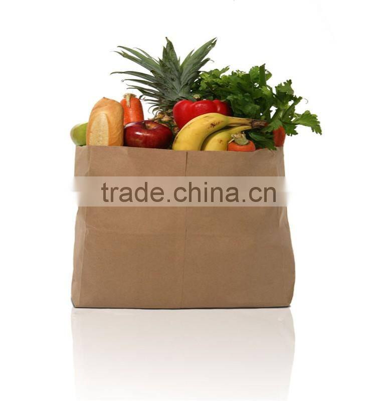 Quality handmade kraft paper bag with clear window