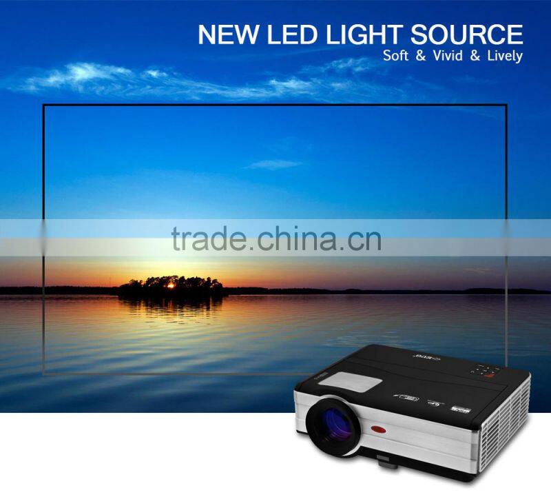 Support 1280 x 800 1080p 3000 Lumen Projector for school office