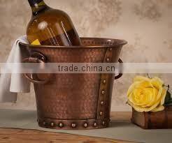 HAMMERED COPPER BUCKET