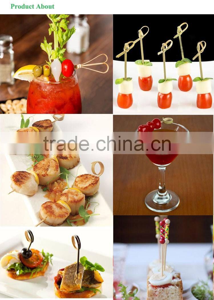 Barbecue Bamboo High Quality Cocktail Picks/sticks/skewers