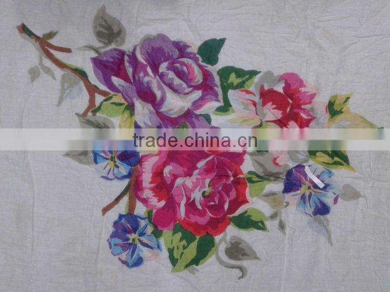 silk habotai printed