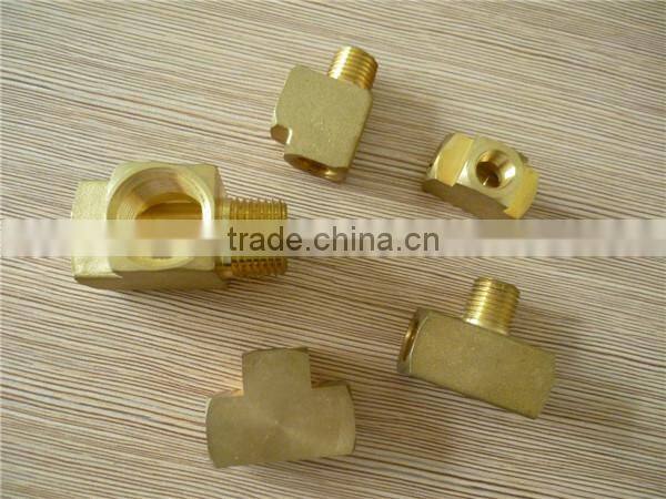 NPT, BSP pneumatic brass t-type fiitting,t type forged fitting ,t type fitting