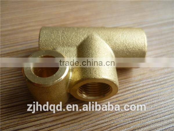 T-type brass connector .T-type hose barb fitting , hose barb , barb fitting