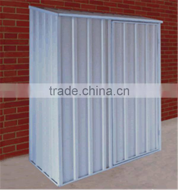 flat roof garden shed to storage wood