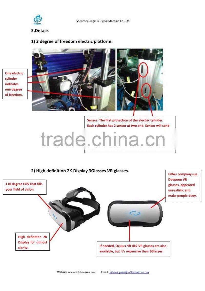 New business ideas different seats VR 9d virtual reality egg seat cinema with kid games