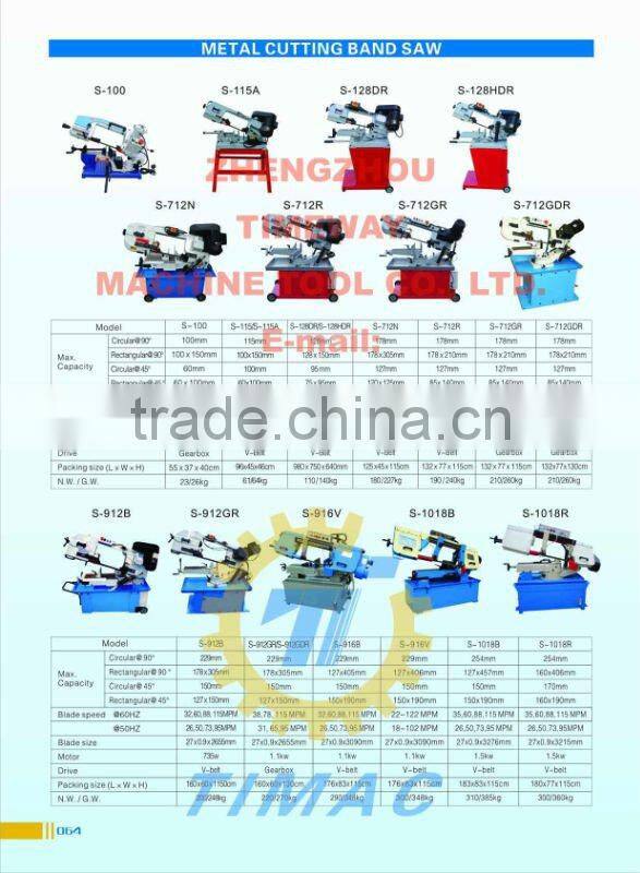 Metal Cutting Band Saw