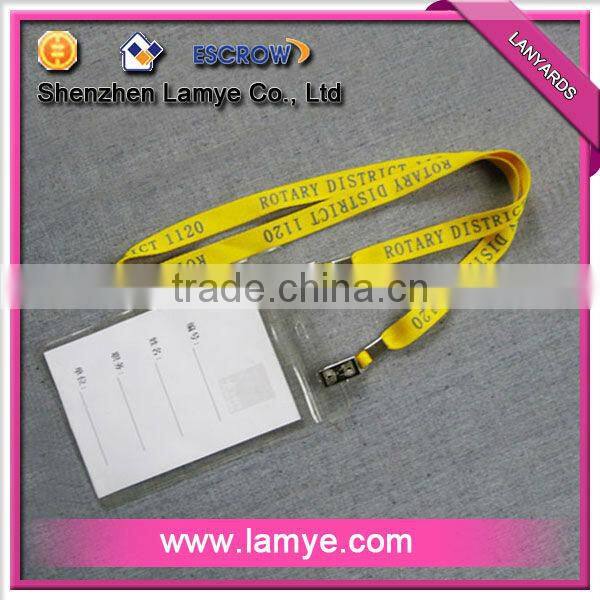 Cheap eco-friendly Azo free lanyard with card holder