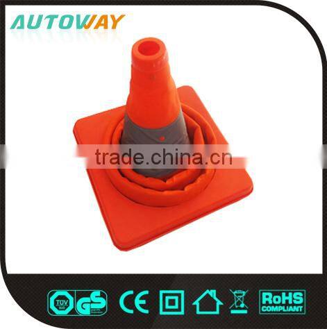 750mm orange small safety foldable traffice cone