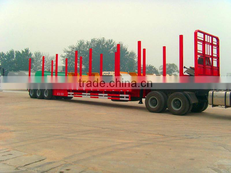 Factory direct sale wood transport truck traielr for African forest