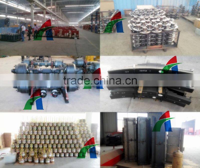 Side Post Removable 20FT Flatbed Drawbar Container Dolly Trailer With Twist Locks