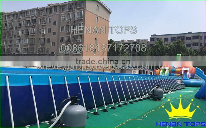 Above Ground Bracket Swimming Pool Durable PVC Metal Bracket Swimming Pool