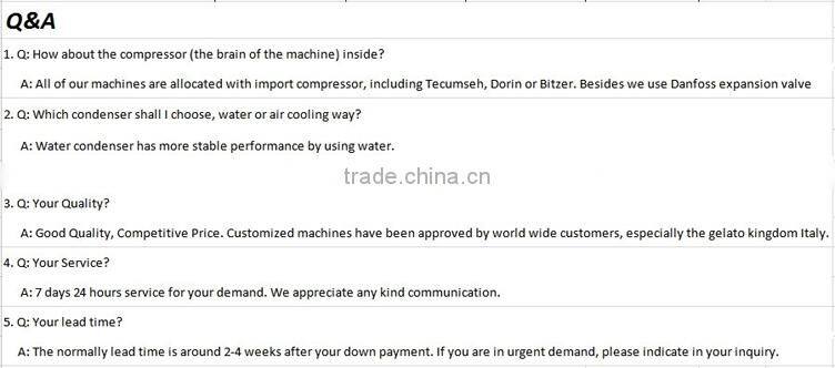 ice cream combined gelato machine