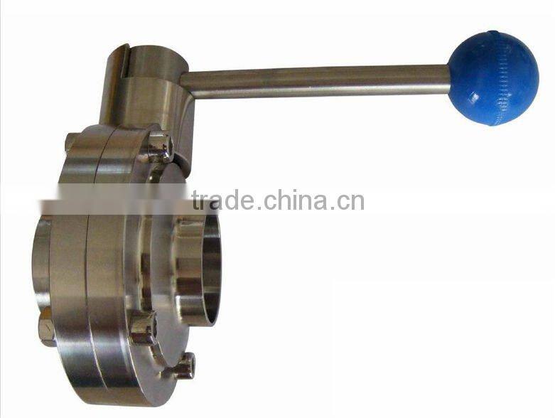 welded butterfly valve