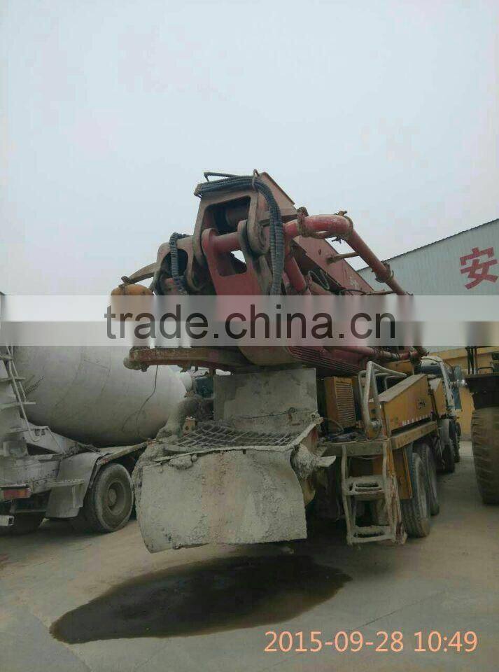 46m ISUZU SANY cheap price used concrete pump truck original for sale