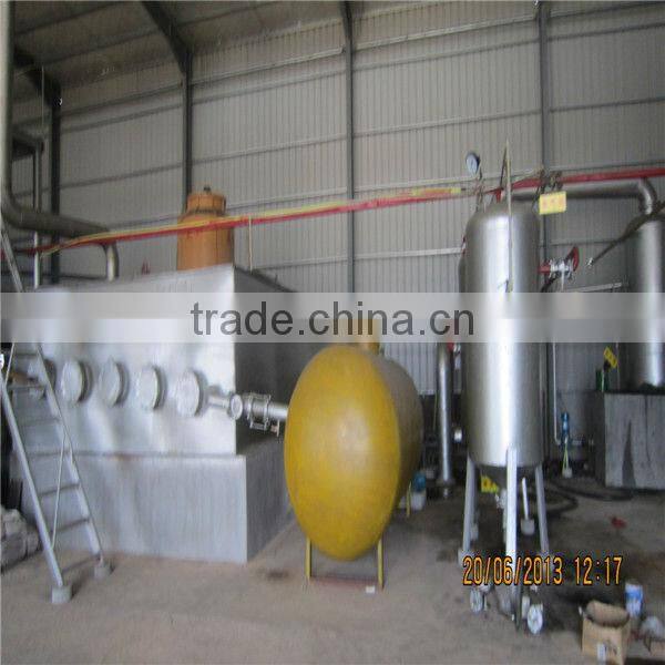 Furnace oil refinery equipment recycling oil from scrap tire/plastic/rubber