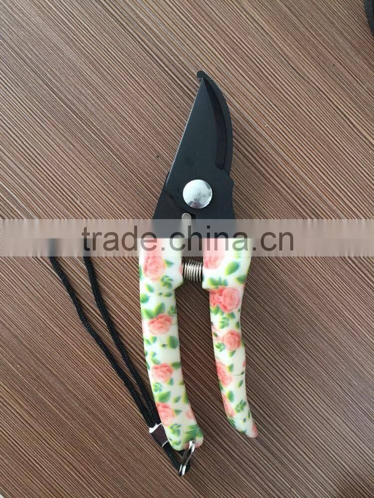 beatiful flower printing pruner