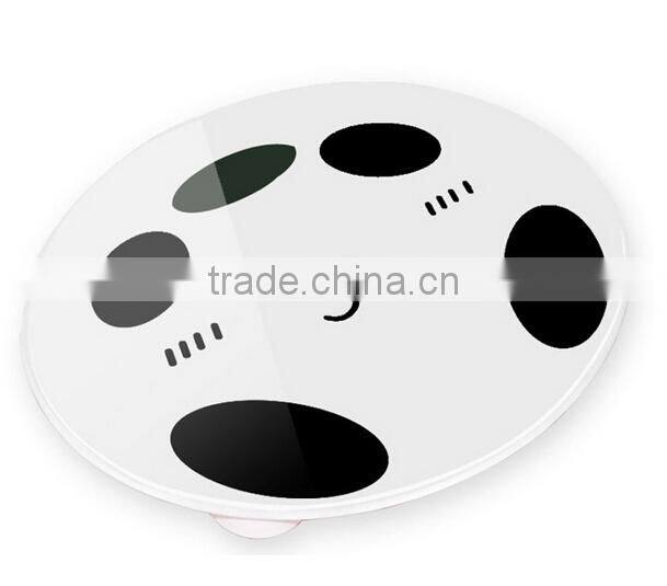 180/0.1kg Cute round body weight scale