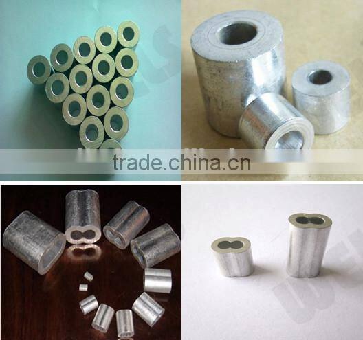 High quality oval 8-shaped aluminum sleeves