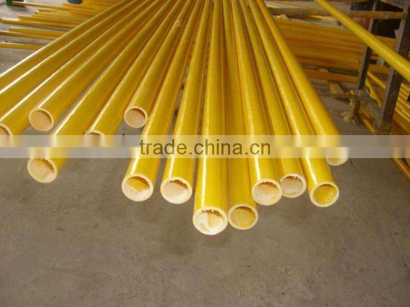 FRP round tube high strength durable UV resistant