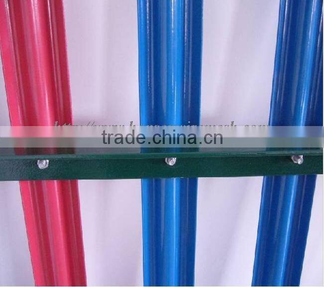 China supplier!! Green color steel plastic fence with 2.4M