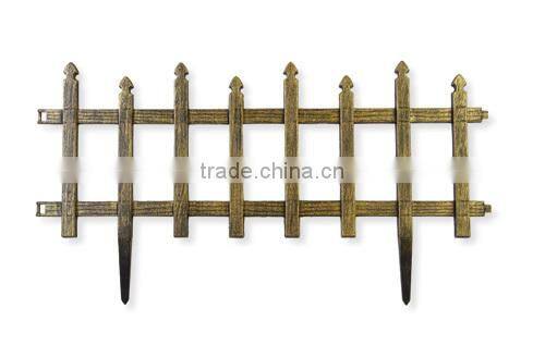factory price golden plastic split rail fence