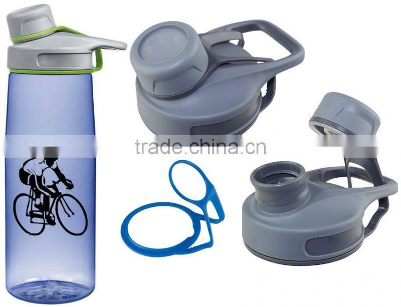 Tritan FDA LFGB approved 700ml 24 ounce bike airtight BPA free water bottle bicycle outdoor Amazon hotsale low MOQ