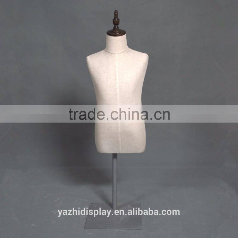 Fabric tailor vintage dress form kids torso mannequin