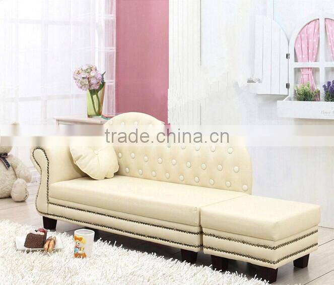 Various color tufted back children sofa bed
